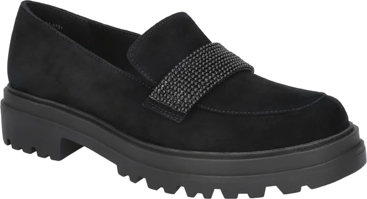 Black Suede Leather