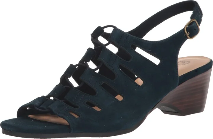 Navy Suede Leather