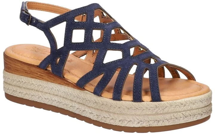 Bella Vita Women's Zip-Italy Wedge Sandals