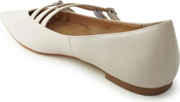 Belle & Bloom Begin Again Buckled Flat - Beige/khaki - Image 3