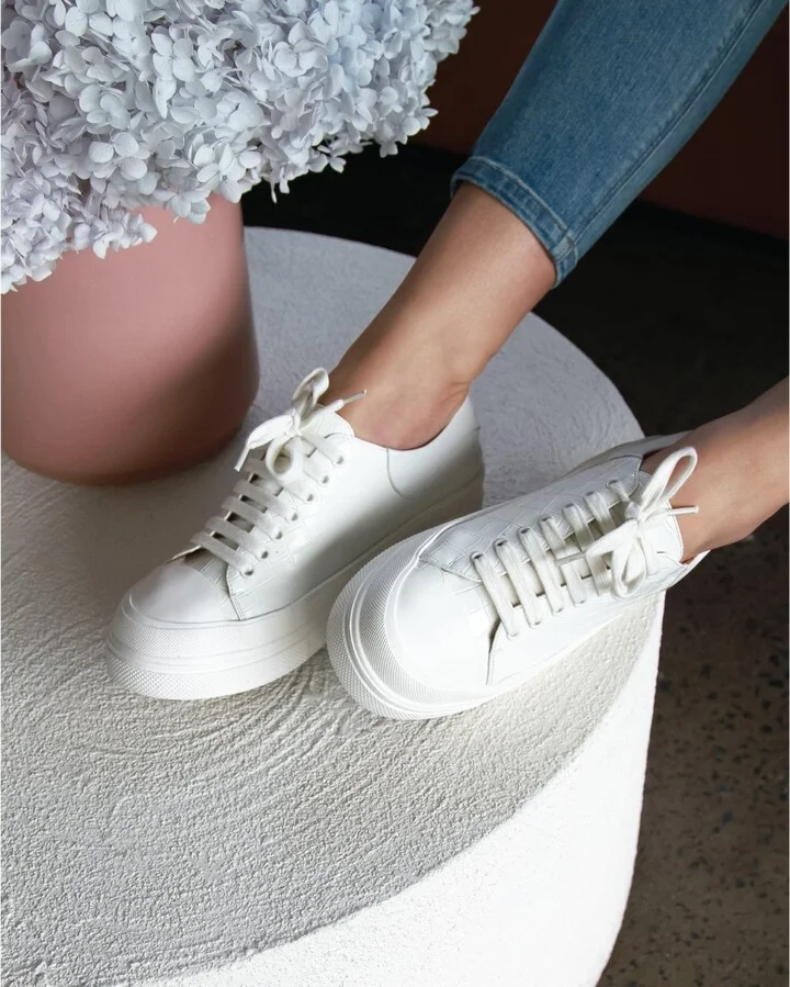 Belle & Bloom Just A Dream Croc Leather Sneaker - Image 9