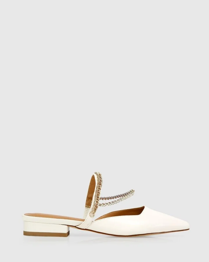 Belle & Bloom On The Go Leather Flat - Image 5