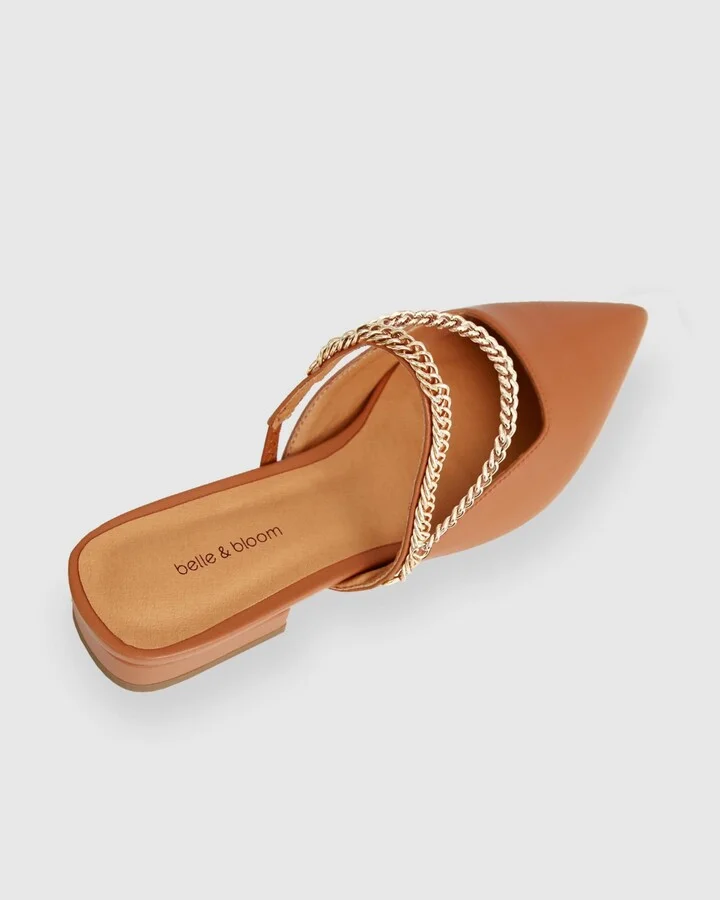 Belle & Bloom On The Go Leather Flat - Image 7