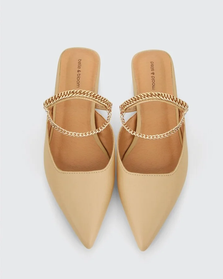 Belle & Bloom On The Go Leather Flat - Image 9