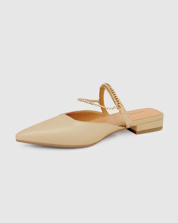 Belle & Bloom On The Go Leather Flat - Image 11