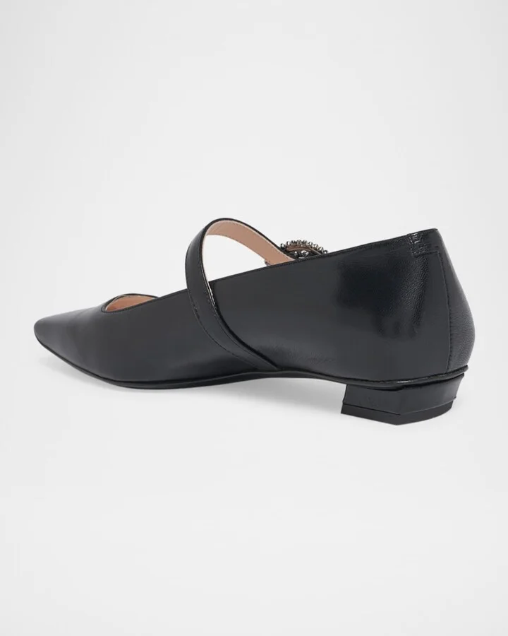 Belle Mini Strass Babies Mary Jane Ballerina Flats - Image 3