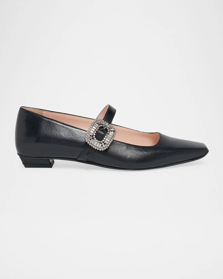 Belle Mini Strass Babies Mary Jane Ballerina Flats