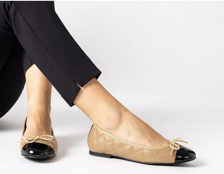 Belle Quilted Ballerina Flat - Image 2