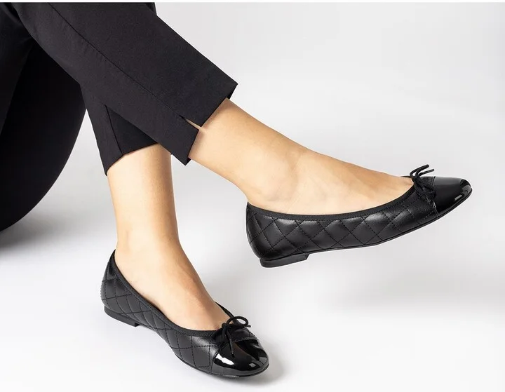 Belle Quilted Ballerina Flat - Image 8