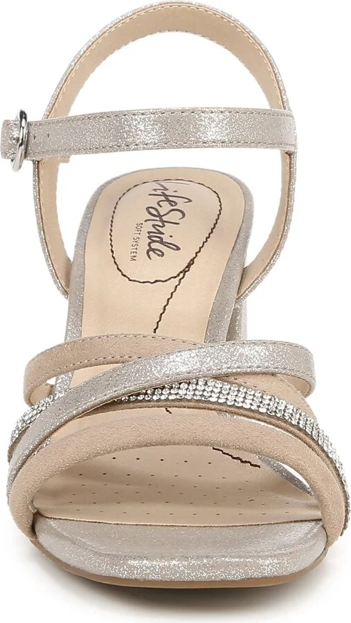 Belle Rhinestone Strappy Sandal - Image 4