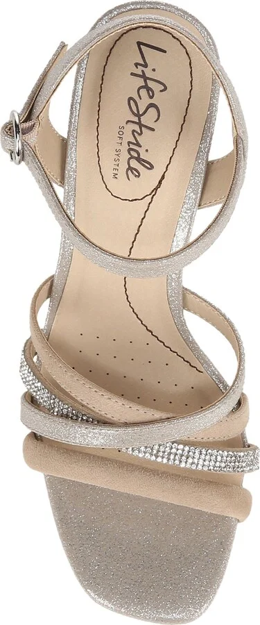 Belle Rhinestone Strappy Sandal - Image 5