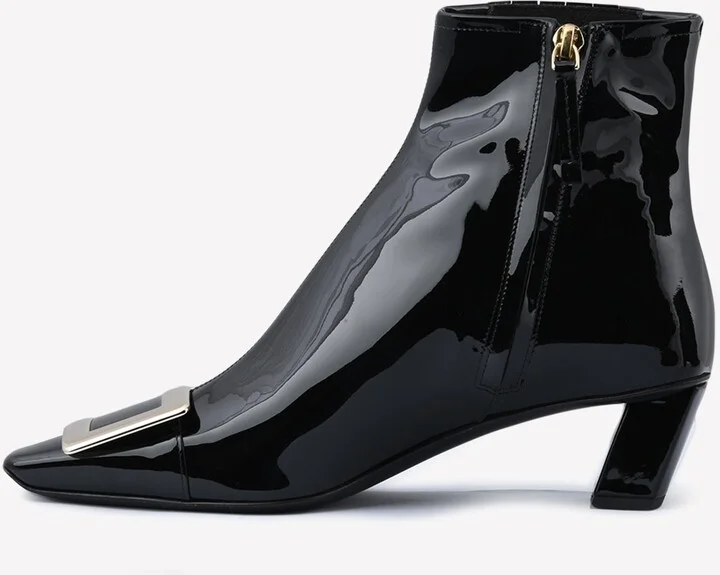 Belle Vivier 45 Chelsea Boots in Patent Leather - Image 2