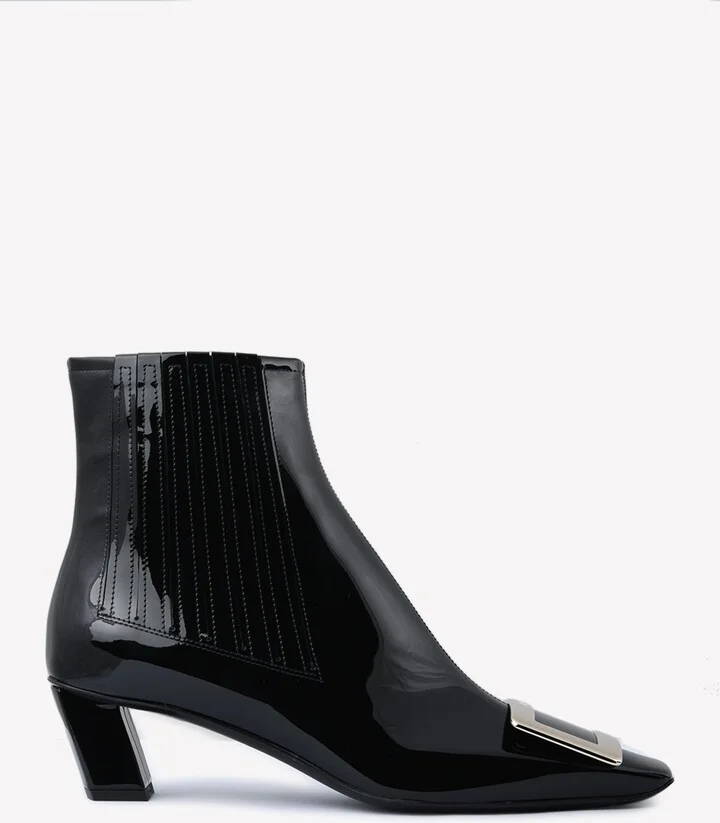 Belle Vivier 45 Chelsea Boots in Patent Leather