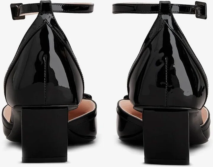 Belle Vivier 45 Lacquered Buckle Pumps in Patent Leather - Image 3