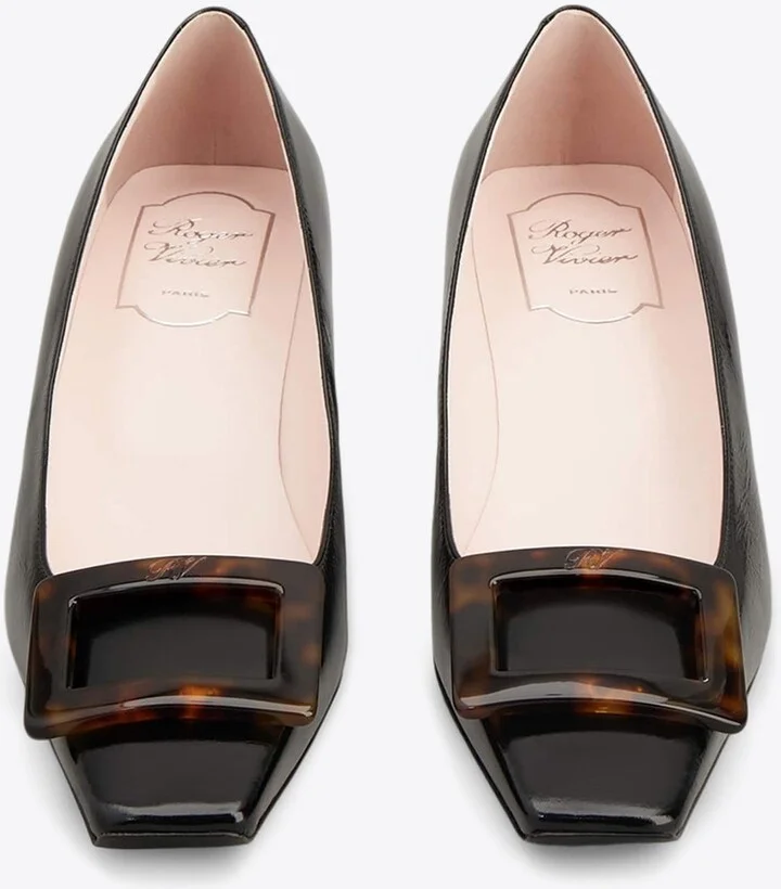 Belle Vivier 45 Leather Pumps - Image 2