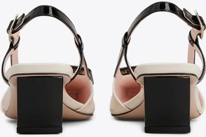 Belle Vivier 45 Leather Slingback Pumps - Image 3