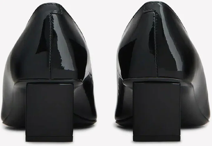 Belle Vivier 45 Metal Buckle Pumps in Patent Leather - Image 2