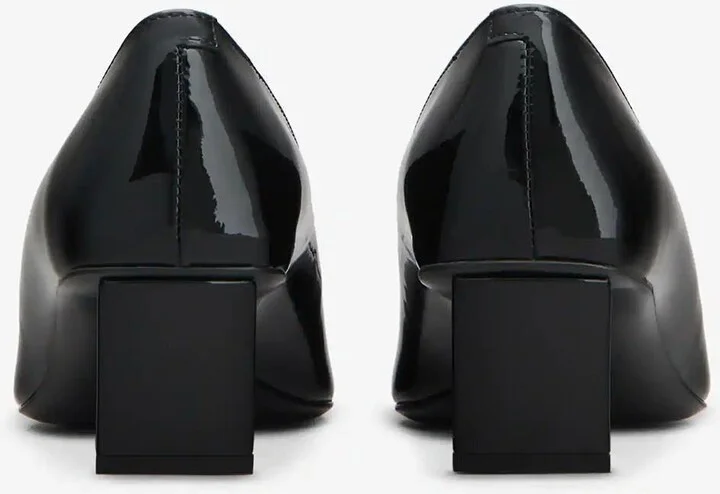 Belle Vivier 45 Metal Buckle Pumps in Patent Leather - Image 2