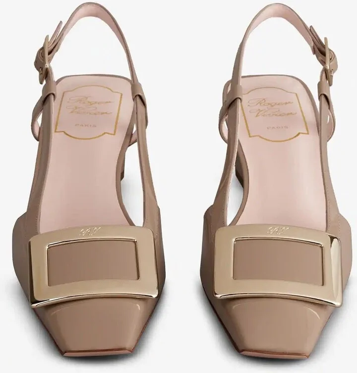 Belle Vivier 45 Slingback Pumps in Patent Leather - Image 3