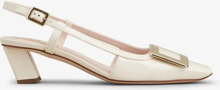 Belle Vivier 45 Slingback Pumps in Patent Leather