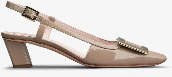Belle Vivier 45 Slingback Pumps in Patent Leather