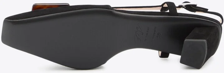 Belle Vivier 45 Slingback Pumps in Suede - Image 3
