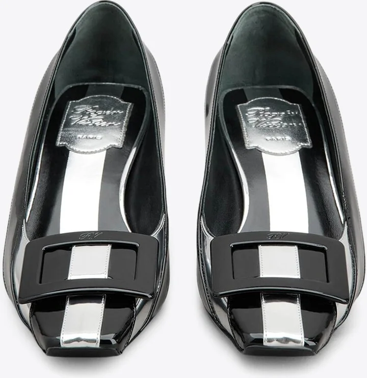 Belle Vivier 45 Striped Pumps - Image 2