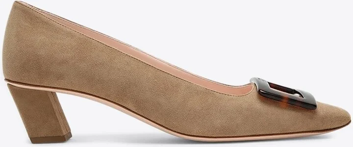 Belle Vivier 50 Suede Pumps