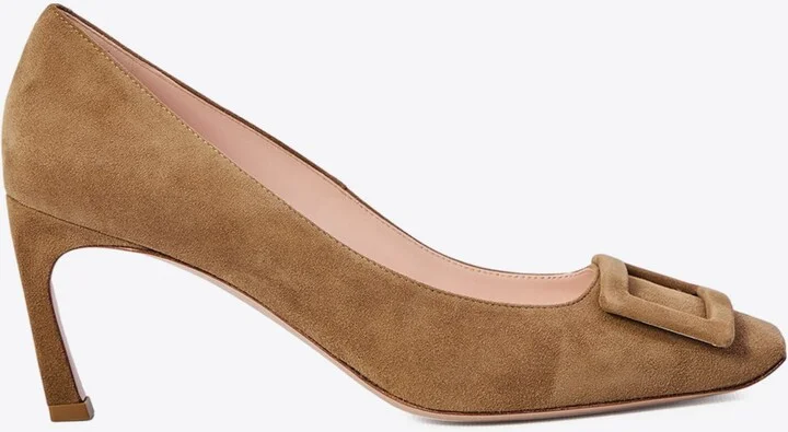 Belle Vivier 70 Suede Pumps
