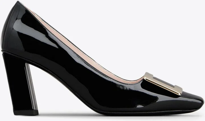 Belle Vivier 75 Leather Pumps