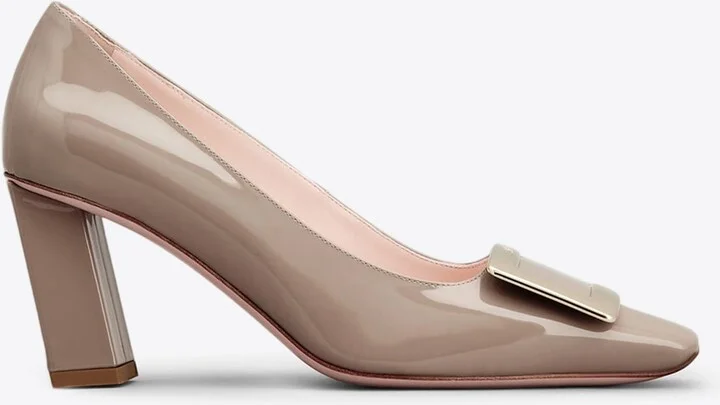 Belle Vivier 75 Leather Pumps