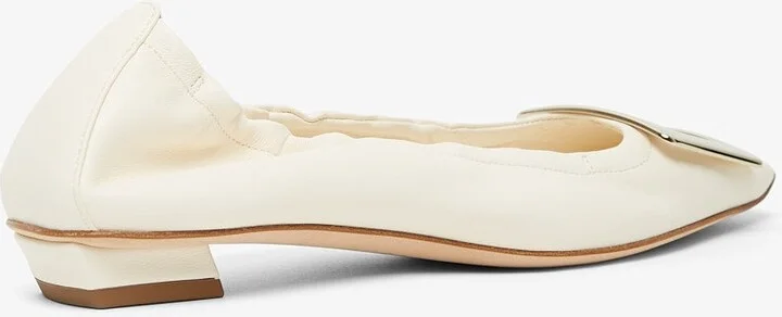 Belle Vivier beige elastic bellerinas - Image 3