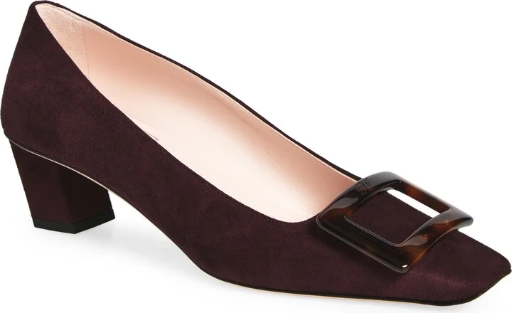 Belle Vivier Block Heel Pump