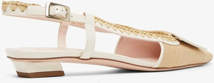 Belle Vivier braided slingback flats - Image 3