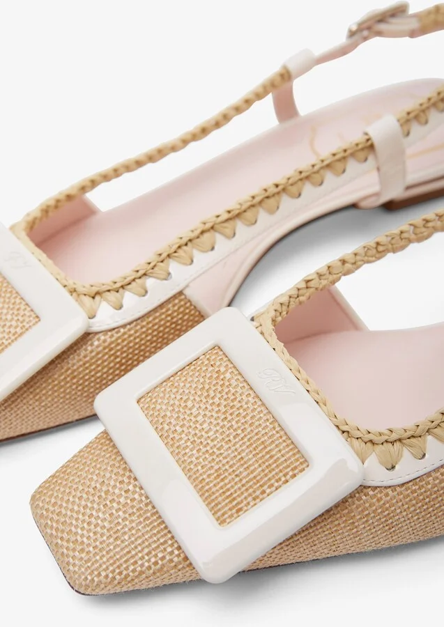 Belle Vivier braided slingback flats - Image 4