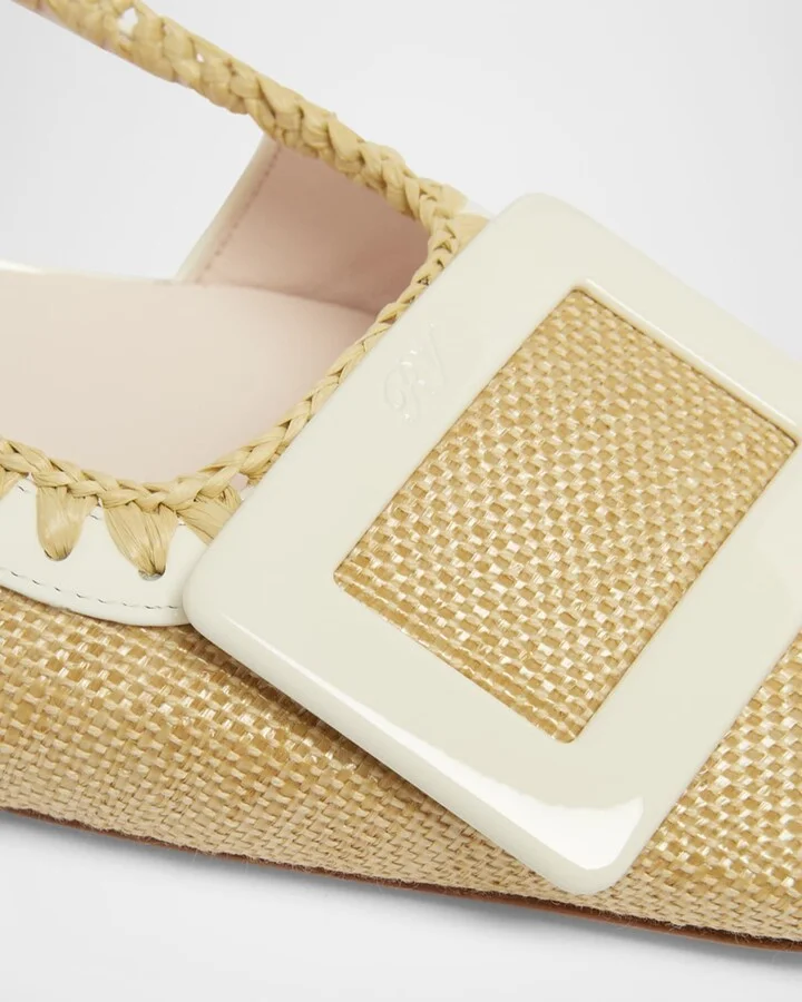 Belle Vivier Buckle Slingback Pumps - Image 2