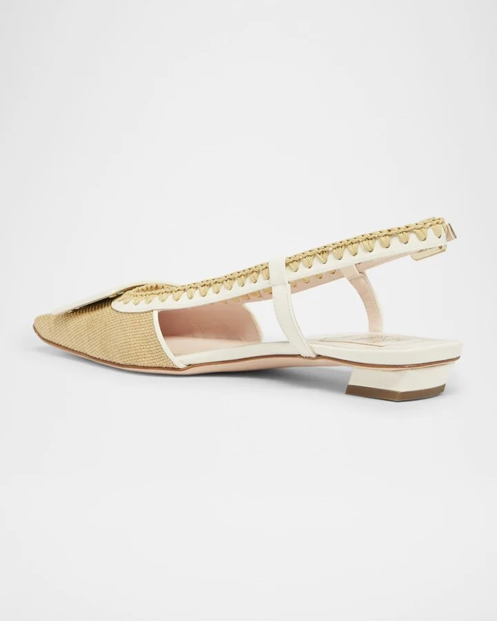Belle Vivier Buckle Slingback Pumps - Image 3