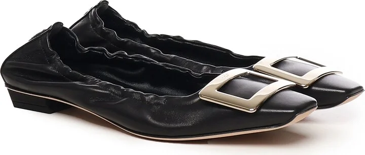 Belle Vivier Leather Ballerinas - Image 2