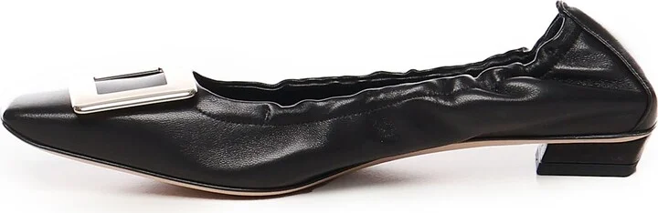 Belle Vivier Leather Ballerinas - Image 3