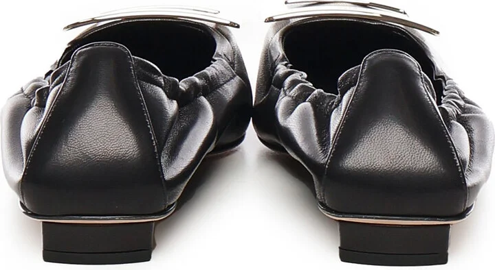Belle Vivier Leather Ballerinas - Image 4