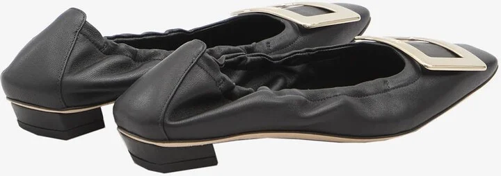 Belle Vivier Leather Ballet Flats - Image 2