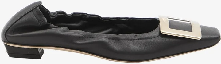 Belle Vivier Leather Ballet Flats