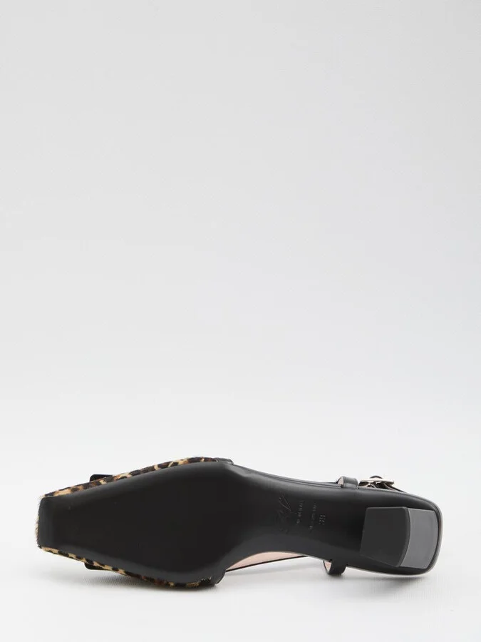 Belle Vivier Pony Slingback Pumps - Image 4