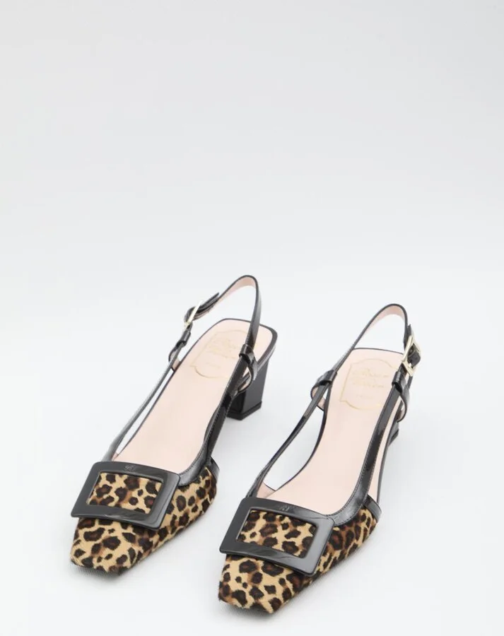 Belle Vivier Pony Slingback Pumps - Image 5