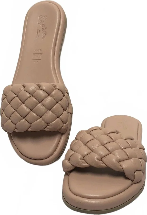 Bellissima Flat Sandals In Nude