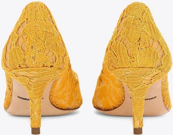 Bellucci 60 Brooch Lace Pumps - Image 2