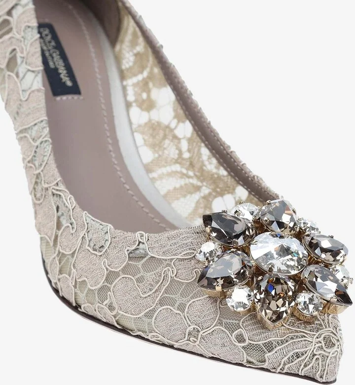Bellucci 60 Crystal-Embellished Lace Pumps - Image 3