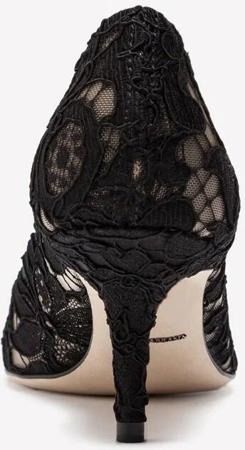 Bellucci 60 Crystal-Embellished Pumps in Taormina Lace - Image 2