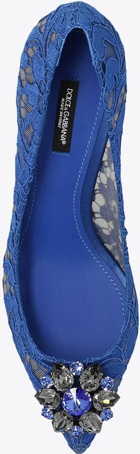 Bellucci 60 Guipure Lace Pumps - Image 3