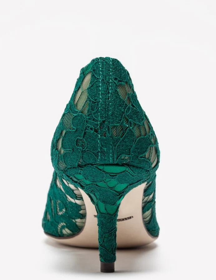 Bellucci 60 Taormina Lace Pumps with Crystal Detail - Image 3
